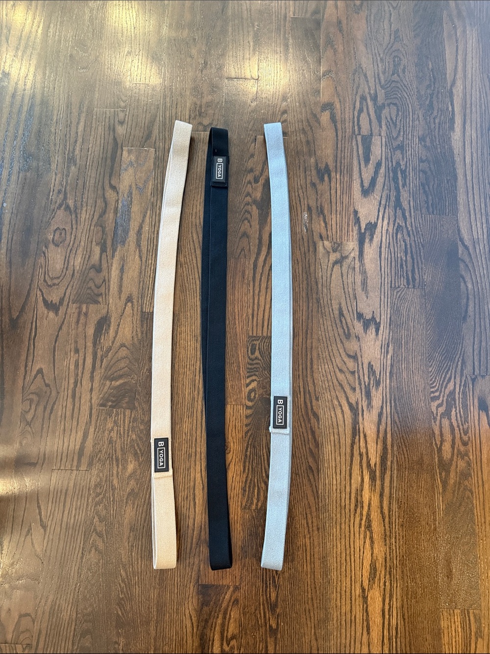 EUC B yoga B, yoga Halfmoon Body Bands Set 3 levels resistance stretch stretchy